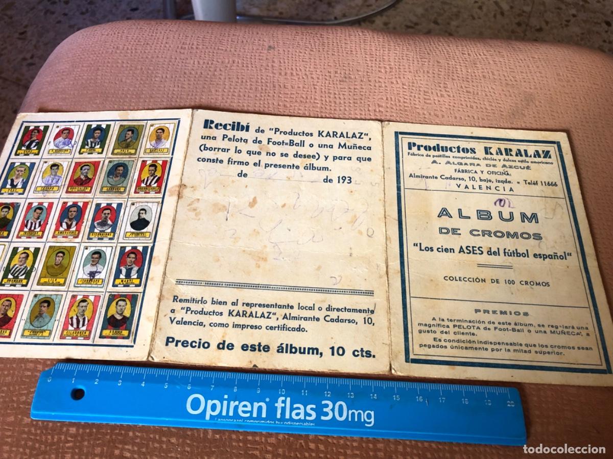 Collectionnisme Albums: F&Uacute;TBOL -KARALAZ VALENCIA A&Ntilde;O 1935 &Aacute;LBUM CON 99 CROMOS
