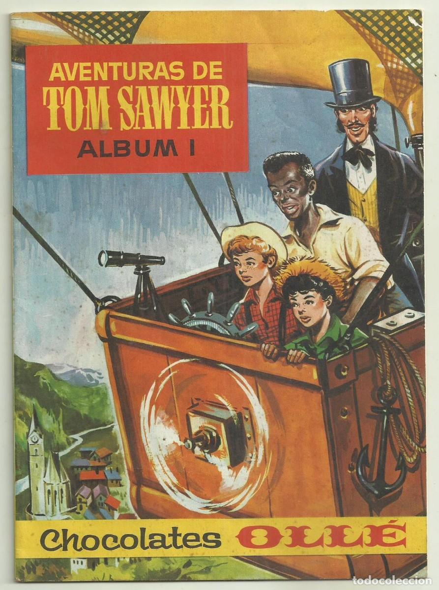 Colecionismo Cadernetas: AVENTURAS DE TOM SAWYER. ALBUM I CHOCOLATES OLLE 1962. VACIO. ESTUDIOS IBIS. BARCELONA