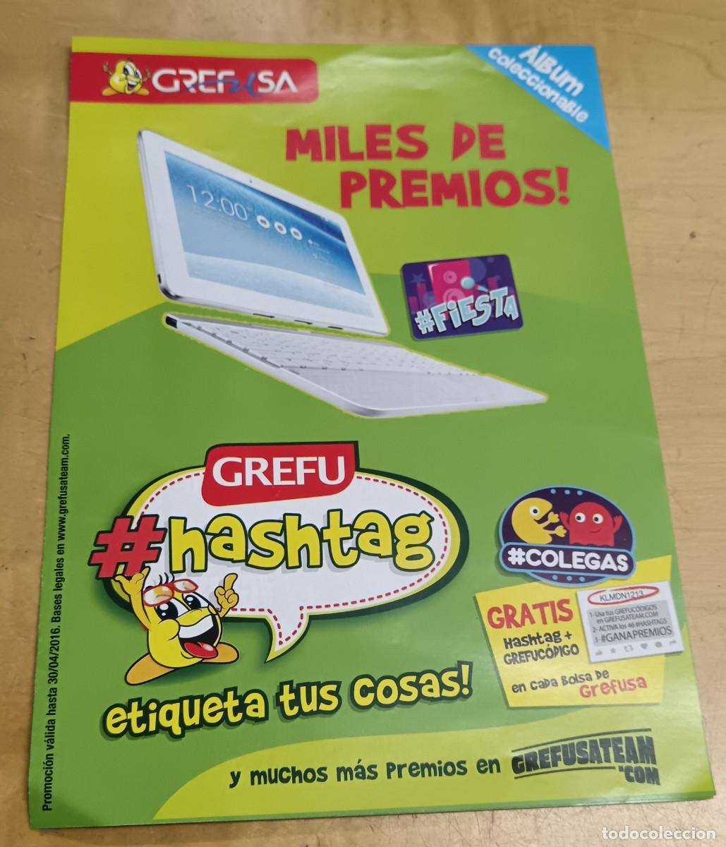 Colecionismo Cadernetas: &Aacute;LBUM VAC&Iacute;O GREFU #HASHTAG GREFUSA