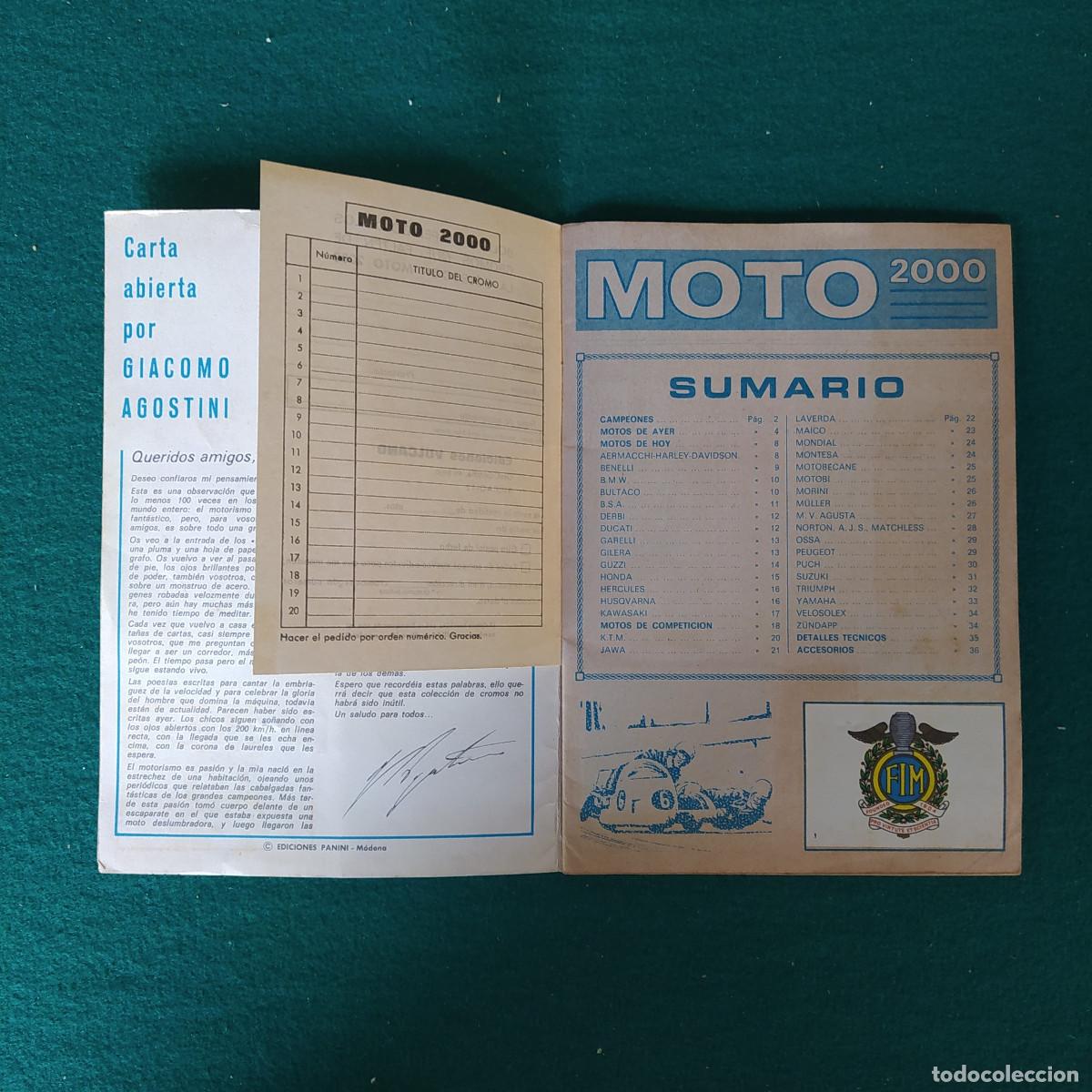 Coleccionismo &aacute;lbumes: ALBUM MOTO 2000 ..... - Foto 3