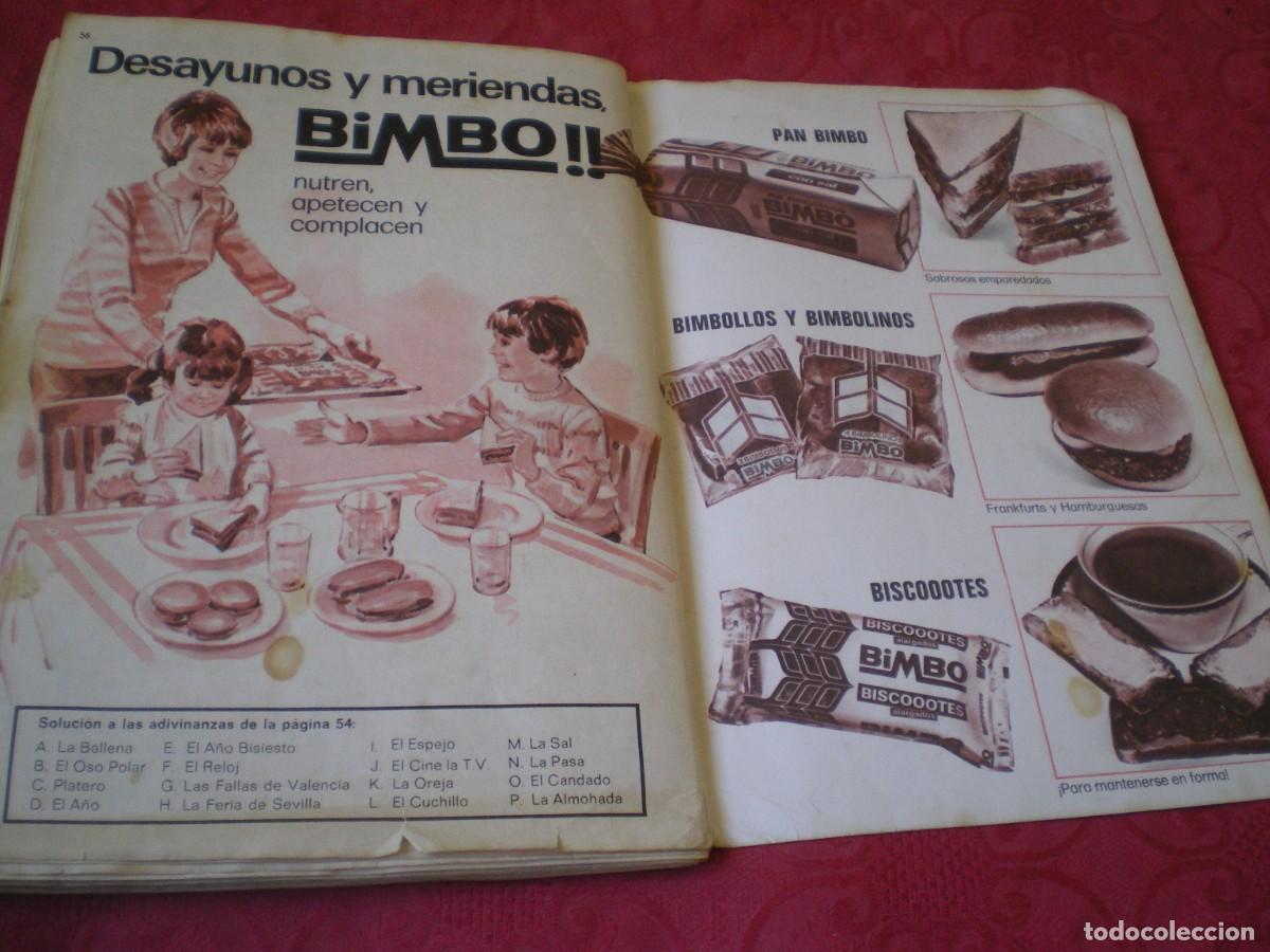 Coleccionismo &aacute;lbumes: EL LIBRO DE LAS ADIVINANZAS BIMBO. - Foto 9