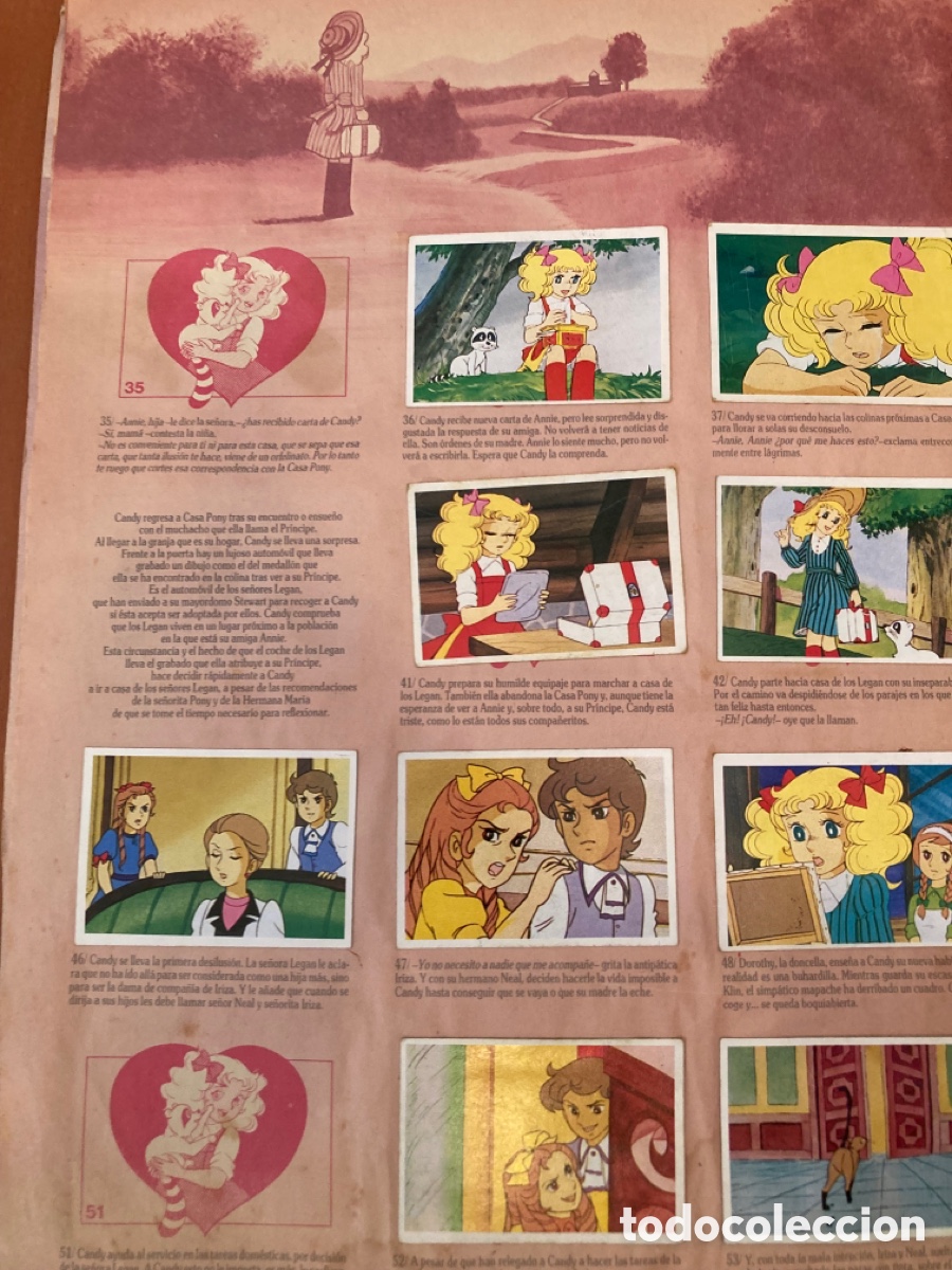 Coleccionismo &aacute;lbumes: &Aacute;lbum de Cromos Candy Candy - Foto 3