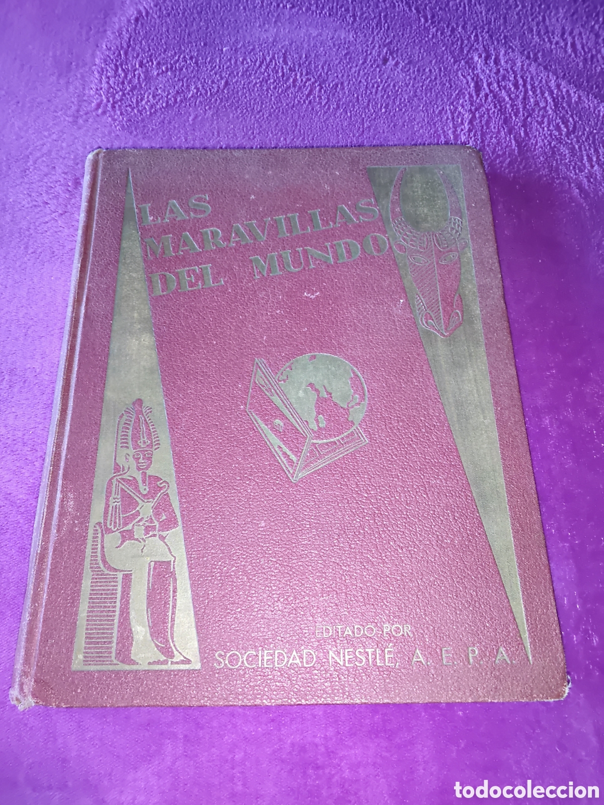 Colecionismo Cadernetas: ANTIGUO &Aacute;LBUM LAS MARAVILLAS DEL MUNDO SOCIEDAD NESTL&Eacute;, INCOMPLETO