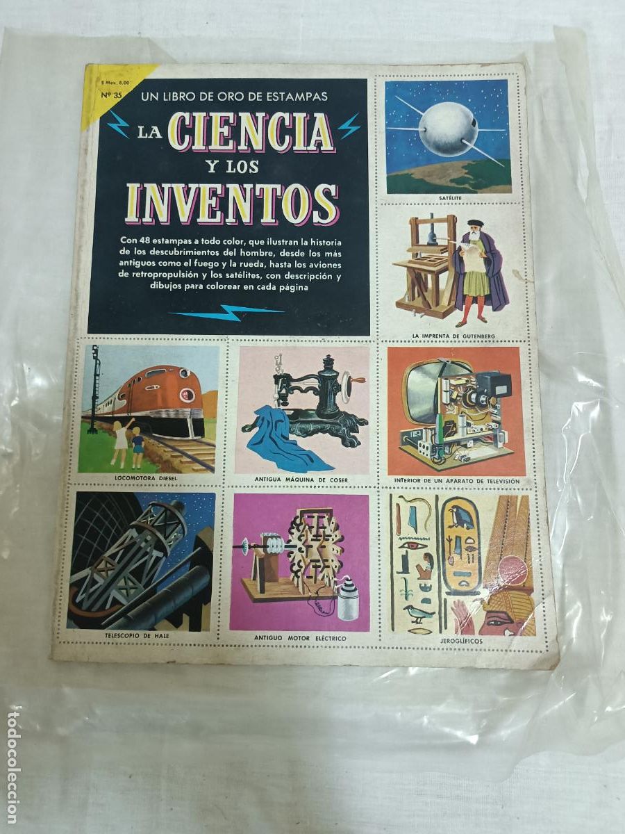 Collectable Incomplete Albums: LA CIENCIA Y LOS INVENTOS ALBUM DE CROMOS MAR 104