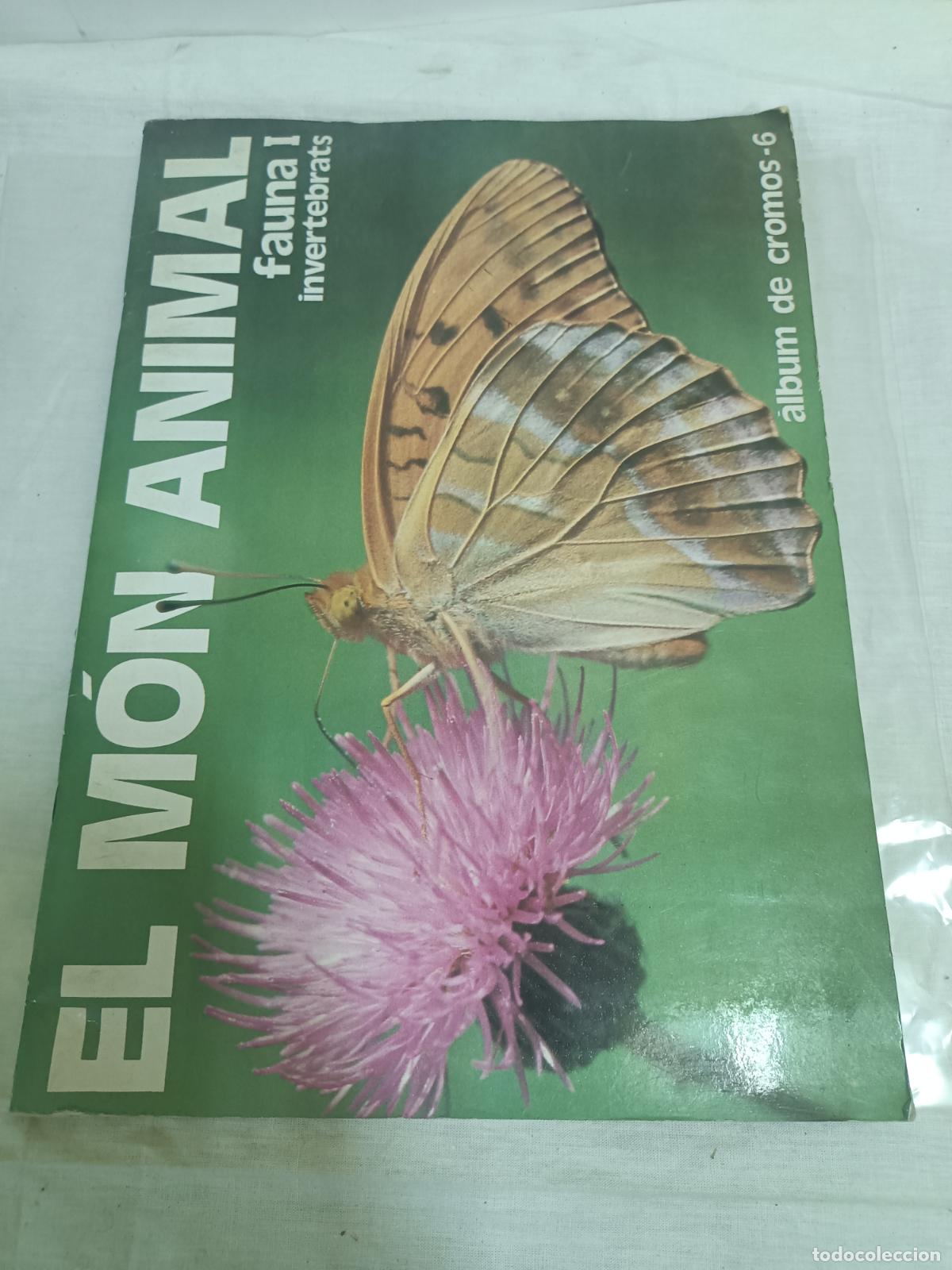 Collectable Incomplete Albums: EL M&Oacute;N ANIMAL FAUNA 1 INVERTEBRATS ALBUM DE CROMOS MAR 113