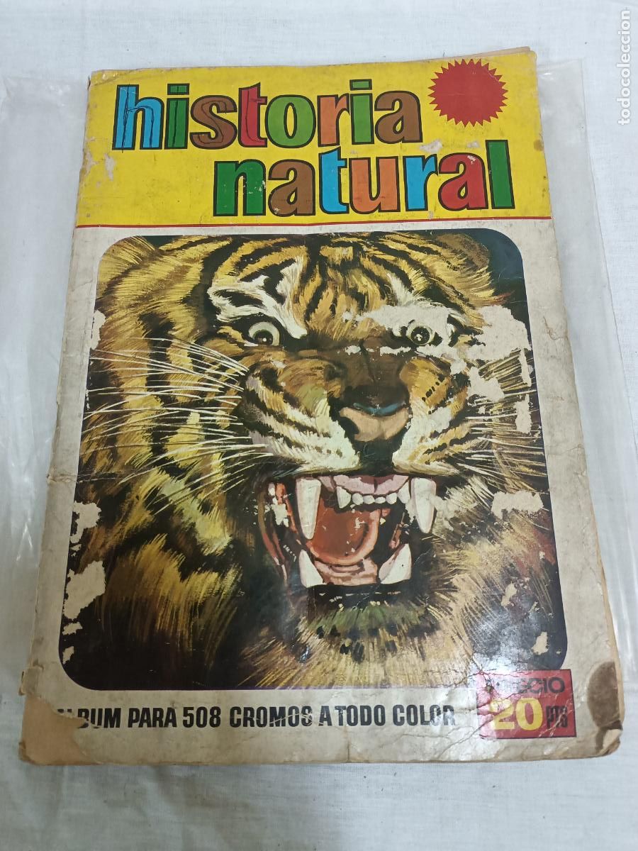 Collectable Incomplete Albums: HISTORIA NATURAL DE LA EDITORIAL BRUGUERA ALBUM DE CROMOS MAR 117