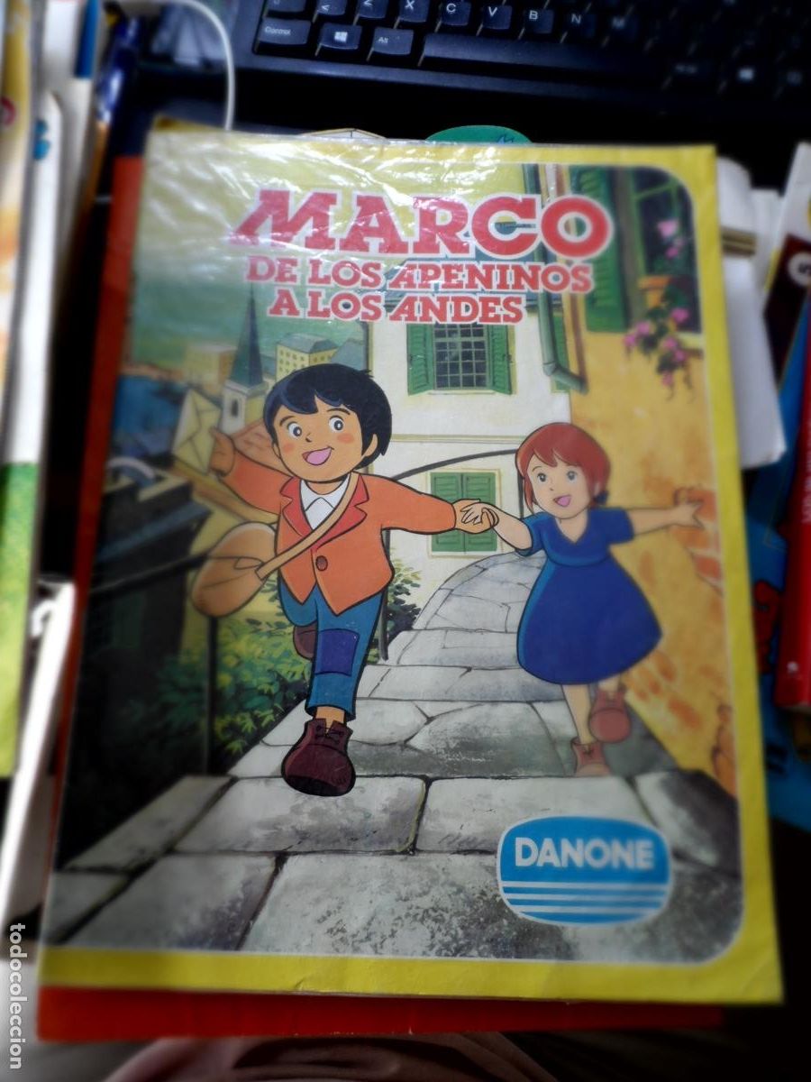 Collectable Incomplete Albums: ALBUM CON CROMOS INCOMPLETO MARCO DE LOS APENINOS ALOS ANDES DANONE