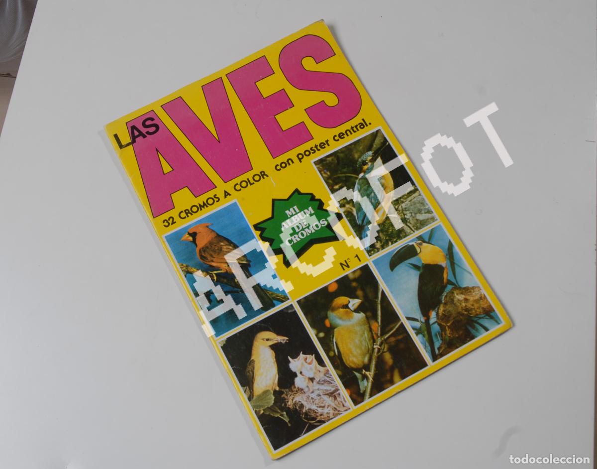 Collezionismo Album: LAS AVES - 32 CROMOS A COLOR CON POSTER CENTRAL - MI ALBUM DE CROMOS N&ordm; 1 - Nueva Situaci&oacute;n 1980