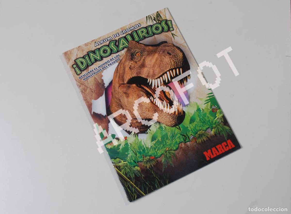 Collezionismo Album: &iexcl;DINOSAURIOS! - DESCUBRE EL MUNDO DE LOS MOSNTRUOS DEL PASADO - MARCA