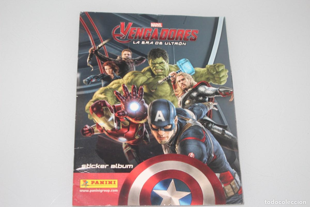 Colecionismo Cadernetas: ALBUM CON 10 CROMOS VENGADORES LA ERA DEL ULTRON