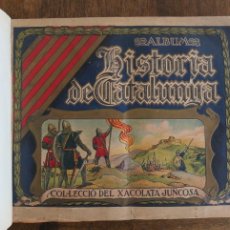 Coleccionismo Álbumes: HISTORIA DE CATALUNYA DE CHOCOLATES JUNCOSA (COL-LECCIÓ DEL XACOLATA) AÑO 1920-FALTAN CELEBITATS
