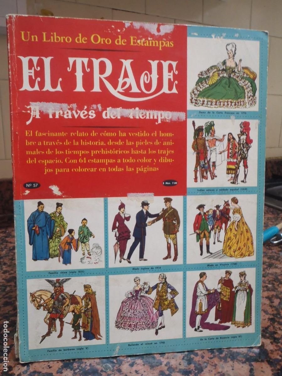 Colecionismo Cadernetas: EL TRAJE A TRAVES DEL TIEMPO - NOVARO 1963 - FALTAN 3 CROMOS