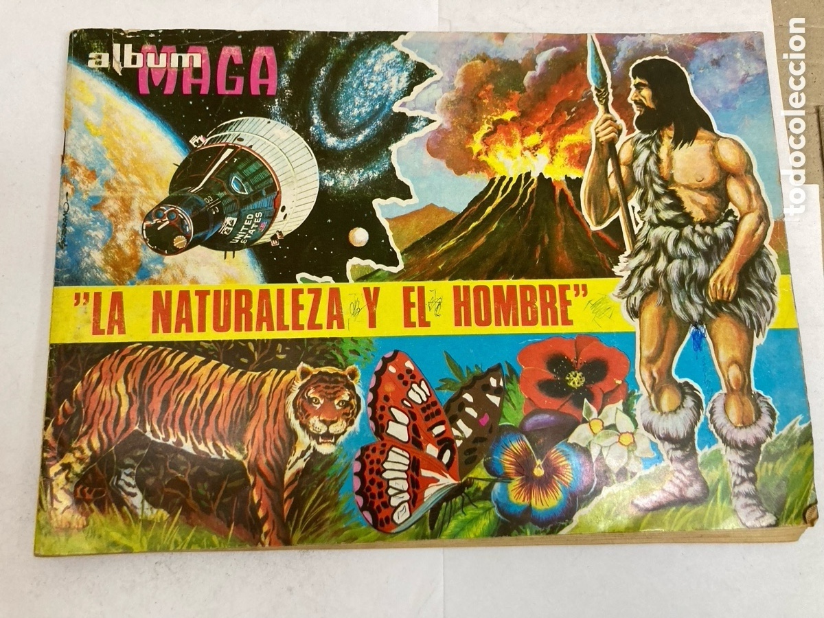 Collectionnisme Albums: Albun Maga &rdquo;LA NATURALEZA Y EL HOMBRE&rdquo;1967/LIBRO1