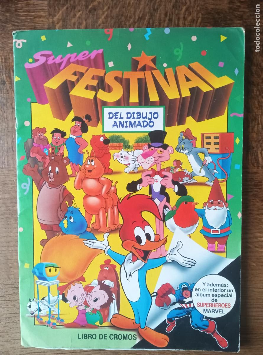 Collectionnisme Albums: SUPER FESTIVAL DEL DIBUJO ANIMADO + SUPERHEROES MARVEL . ALBUM EDICIONES ESTE.