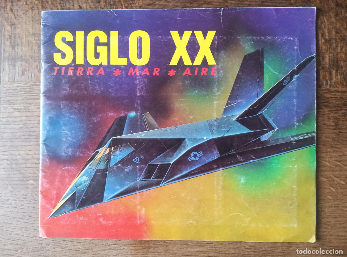Collectionnisme Albums: SIGLO XX ARMAS TIERRA, MAR Y AIRE. COLECCION A FALTA DE 1 CROMO . ALBUM COMICROMO