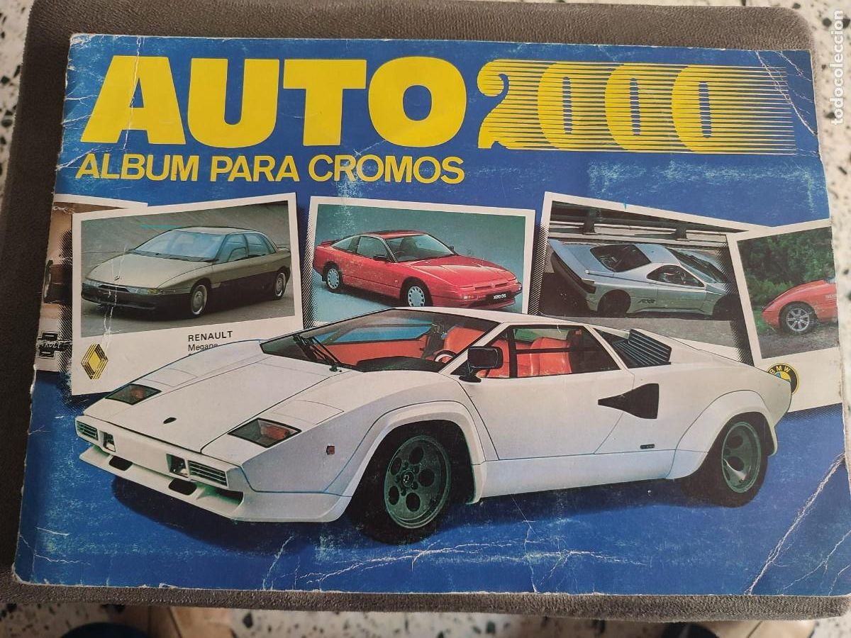 Collectionnisme Albums: ALBUM DE CROMOS AUTO 200O COMIC ROMO