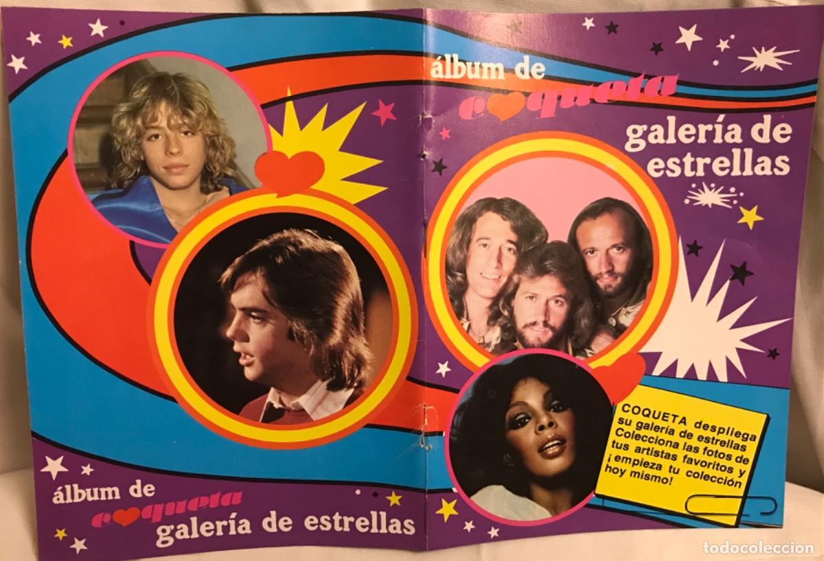 Collectionnisme Albums: Album Galeria de Estrellas con cuatro cromos sin pegar. Unico en todocolecci&oacute;n. Una verdadera rareza