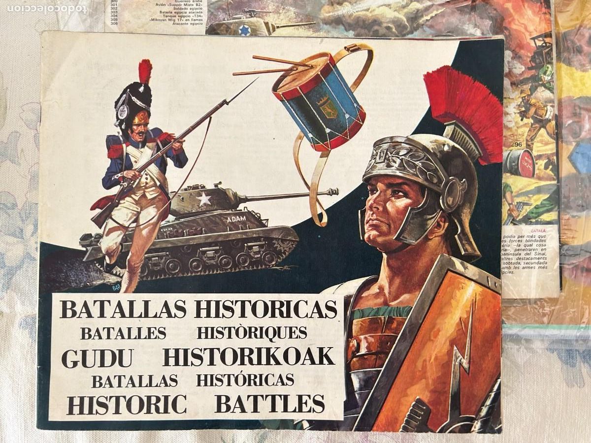 Collectionnisme Albums: BATALLAS HISTORICAS ALBUM CON MAS DE 200 CROMOS SE VENDEN SUELTOS