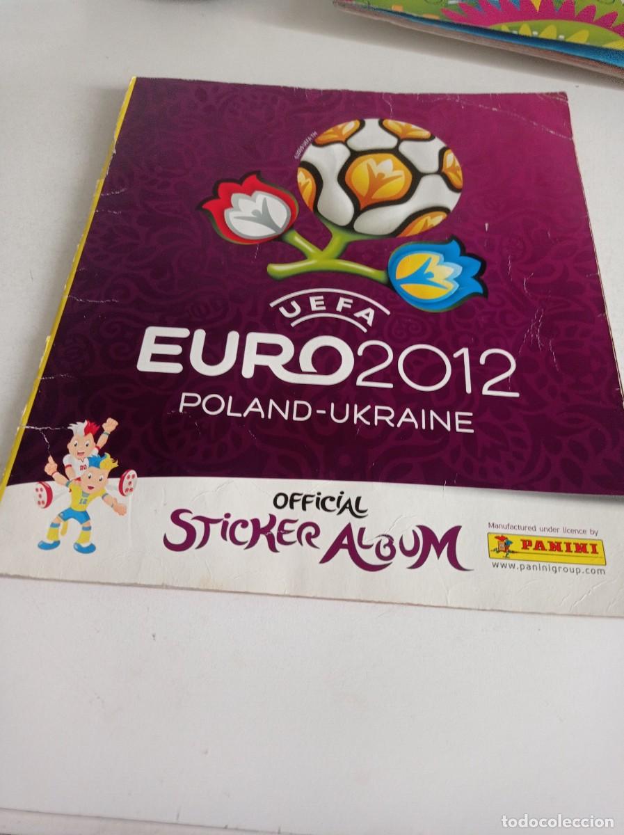 Collectionnisme Albums: Antiguo &aacute;lbum de f&uacute;tbol UEFA euro 2012 con muy poquitos cromos