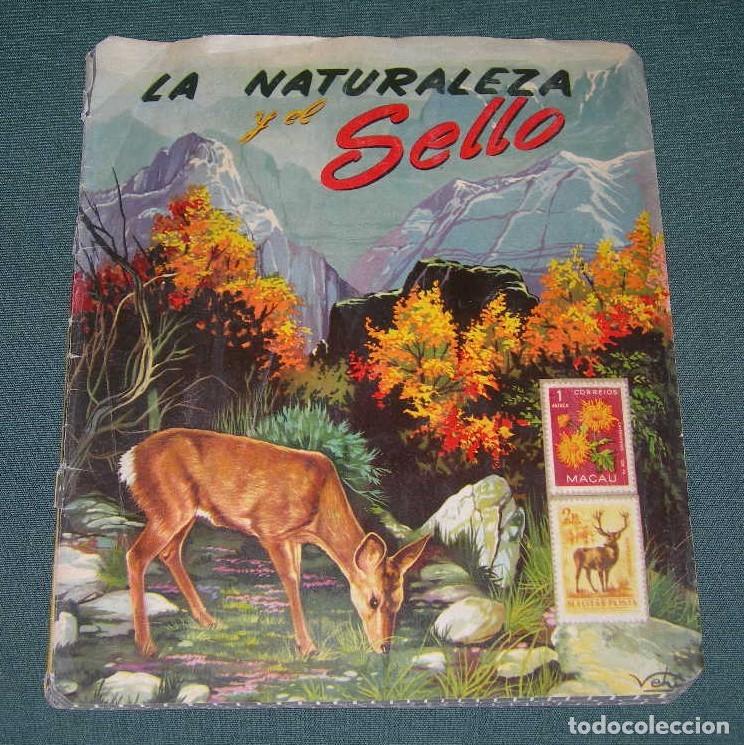 Collectionnisme Albums: &Aacute;LBUM DE CROMOS LA NATURALEZA Y EL SELLO CON 249 CROMOS PEGADOS - EDIT. RUIZ ROMERO A&Ntilde;OS 50 -