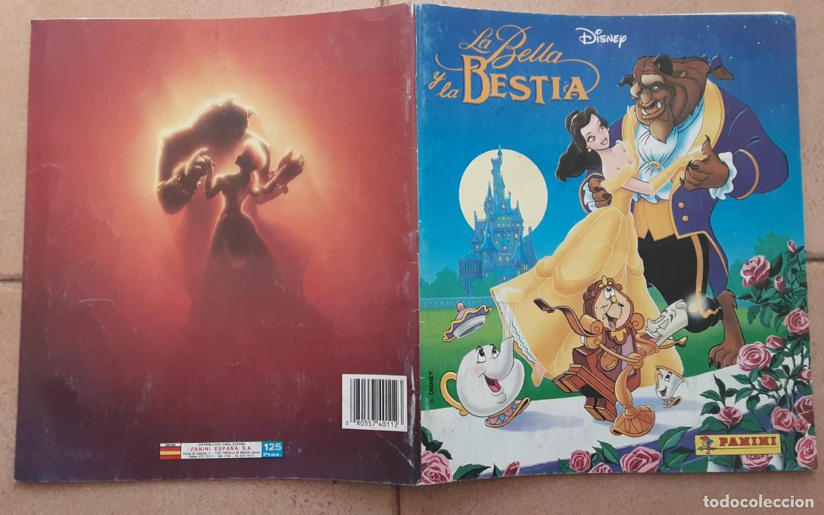 Collectionnisme Albums: La bella y la bestia, Panini, Walt Disney, &aacute;lbum con 46 cromos de 230