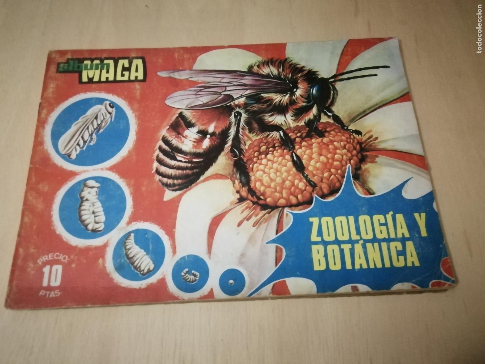 Colecionismo Cadernetas: ALBUM MAGA ZOOLOGIA Y BOT&Aacute;NICA - 1969