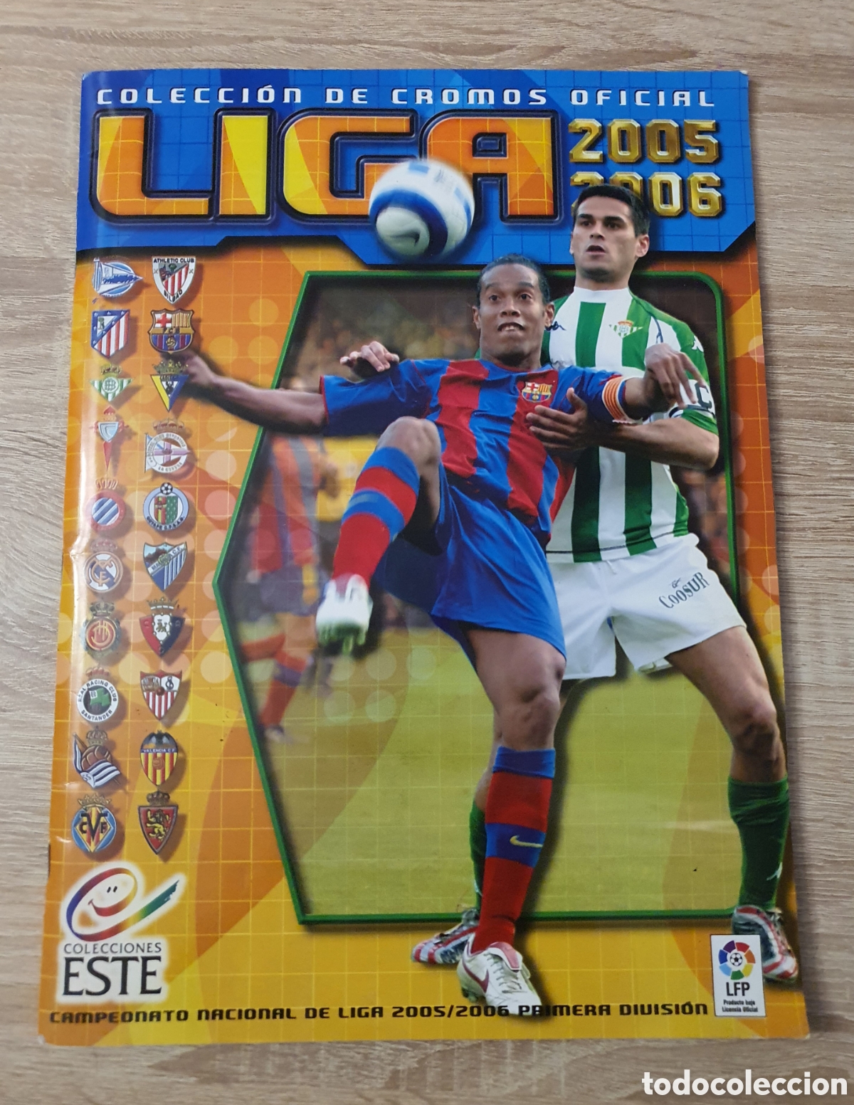 Coleccionismo &Aacute;lbumes: &Aacute;lbum liga &eacute;ste temporada 2005-06 casi completo