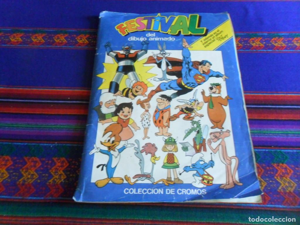 Collectionnisme Albums: FESTIVAL DEL DIBUJO ANIMADO Y WALT DISNEY INCOMPLETO FALTAN 24 CROMOS. PACOSA DOS 1981.