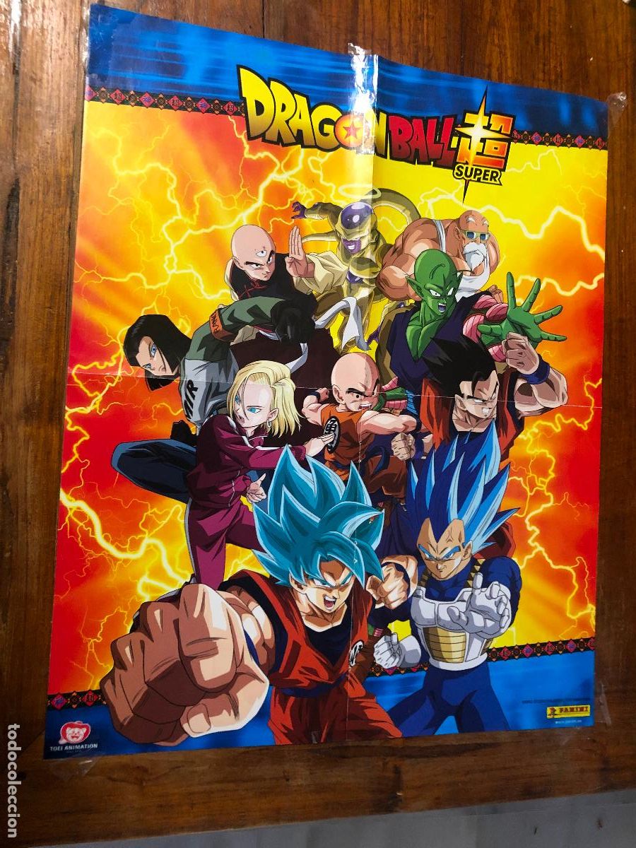 Collectable Incomplete Albums: P&oacute;ster/&Aacute;lbum Dragon Ball Super (Panini/Toei).