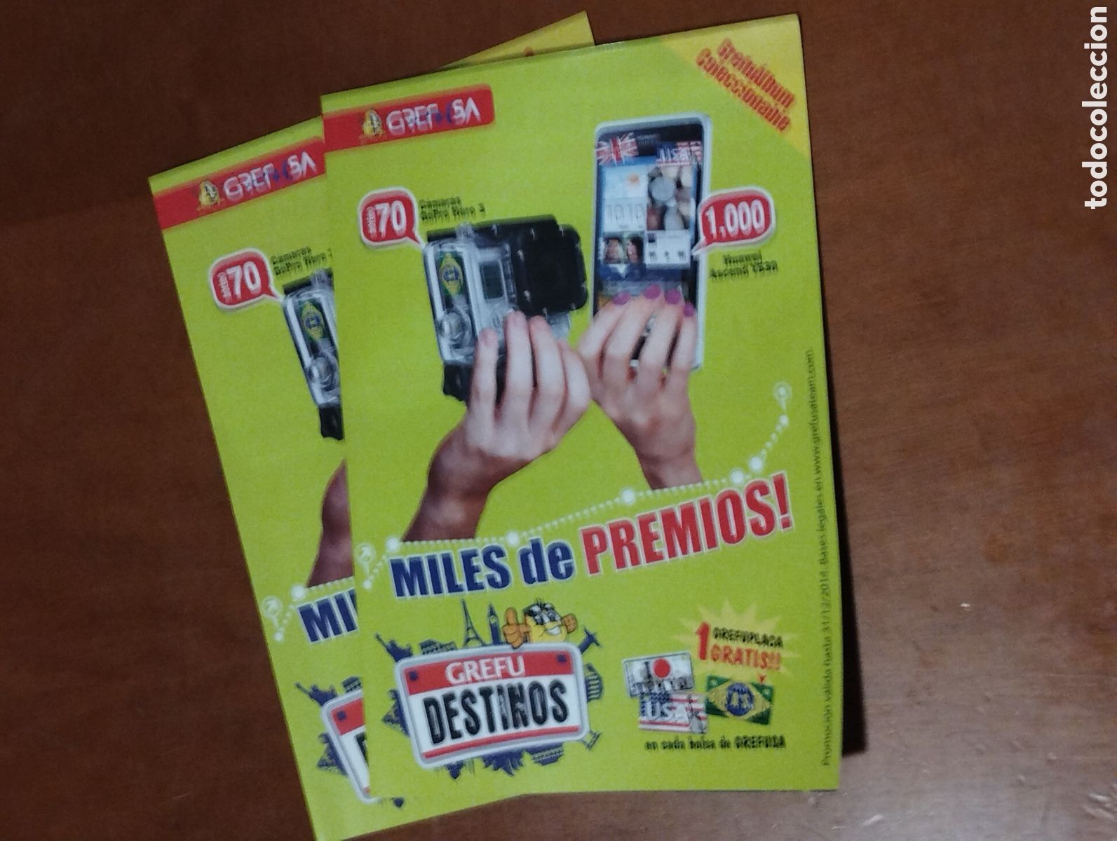 Colecionismo Cadernetas: 2 &Aacute;lbumes &Aacute;lbum Grefusa Destinos, nuevos