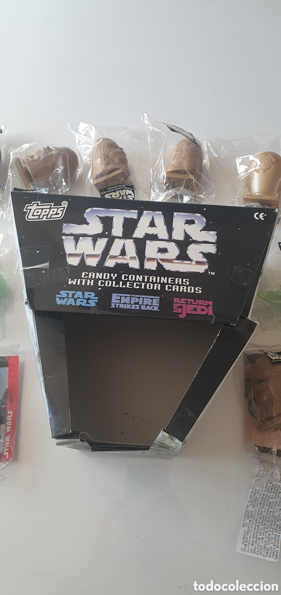 Coleccionismo &aacute;lbumes: Star wars: set candy head 1997 - Foto 3