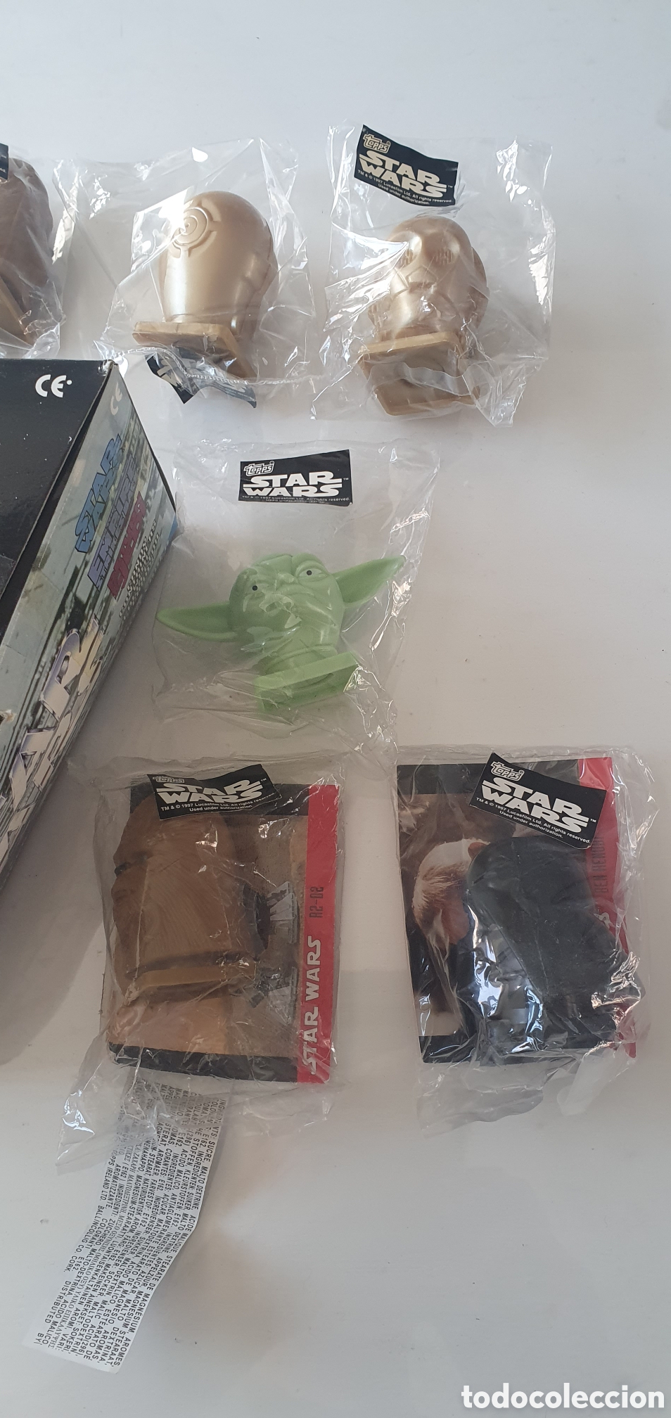 Coleccionismo &aacute;lbumes: Star wars: set candy head 1997 - Foto 7
