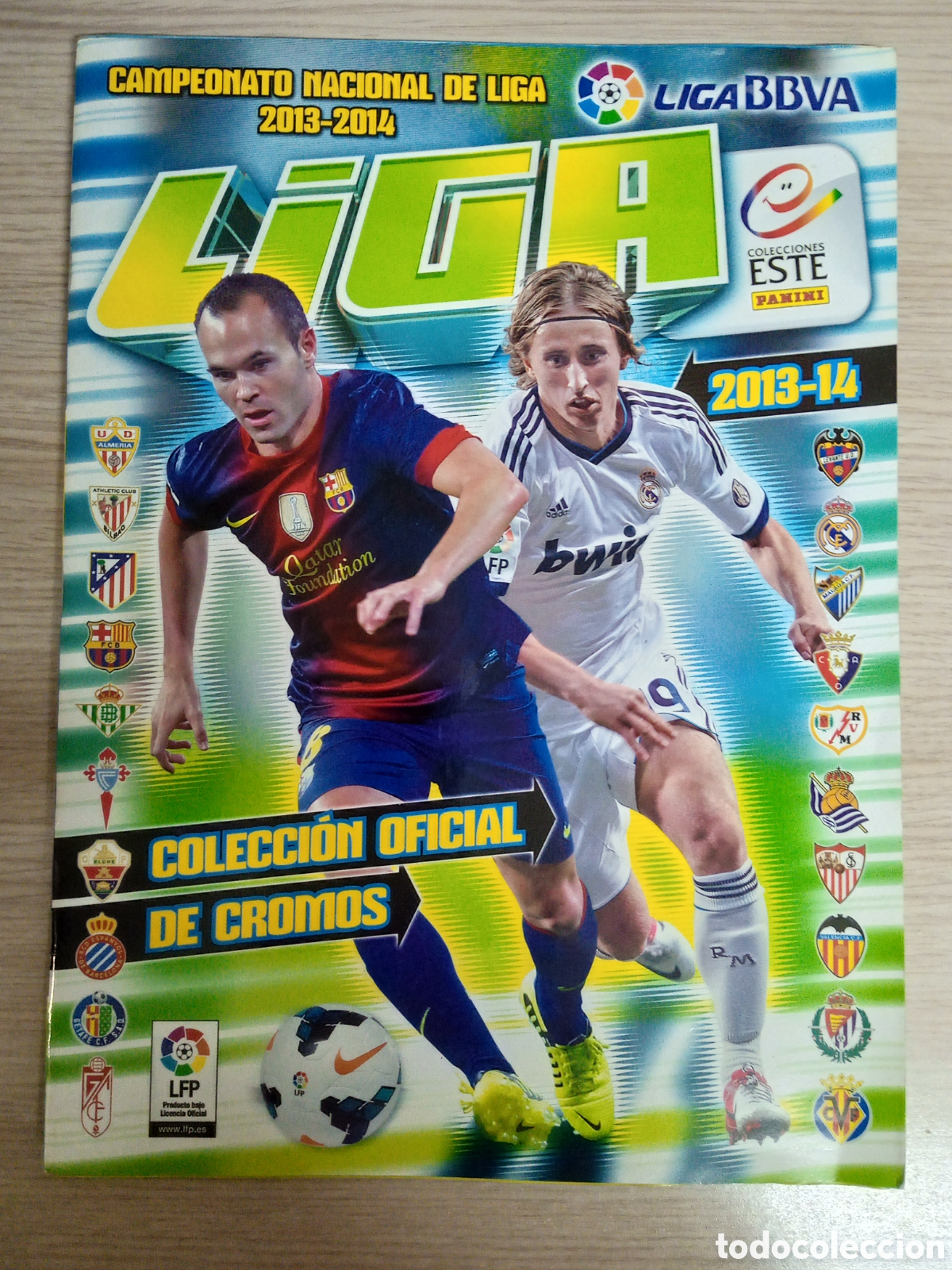 Collectable Incomplete Albums: Album cromos LIGA 2013-14