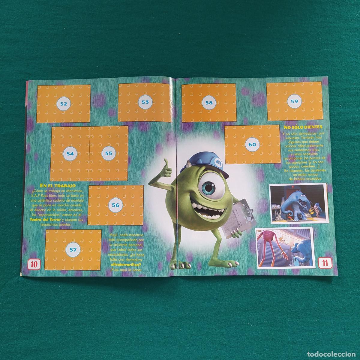 Coleccionismo &aacute;lbumes: MONSTRUOS S.A. PANINI. - Foto 7