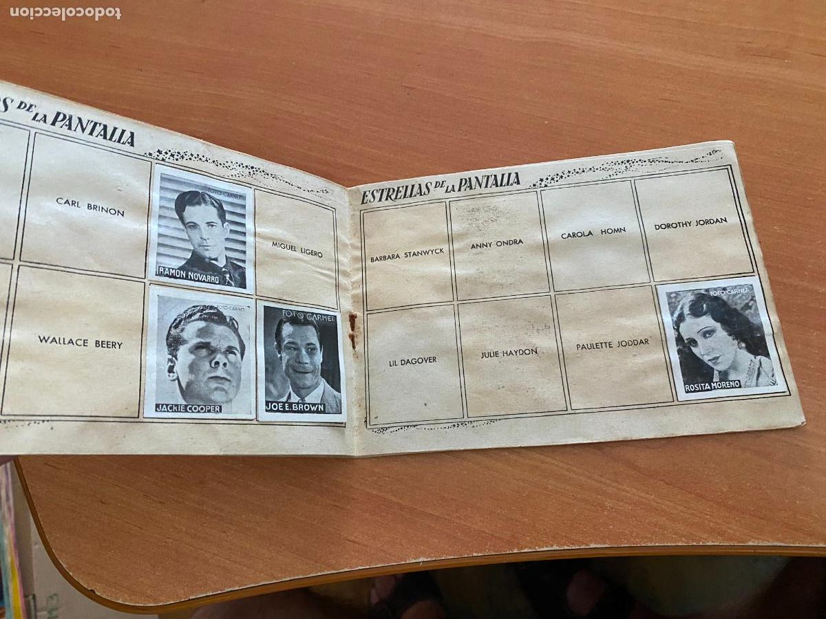 Colecionismo Cadernetas: ESTRELLAS Y ASTROS DE LA PANTALLA ALBUM CISNE CON 54 DE 248 CROMOS (COIM3)