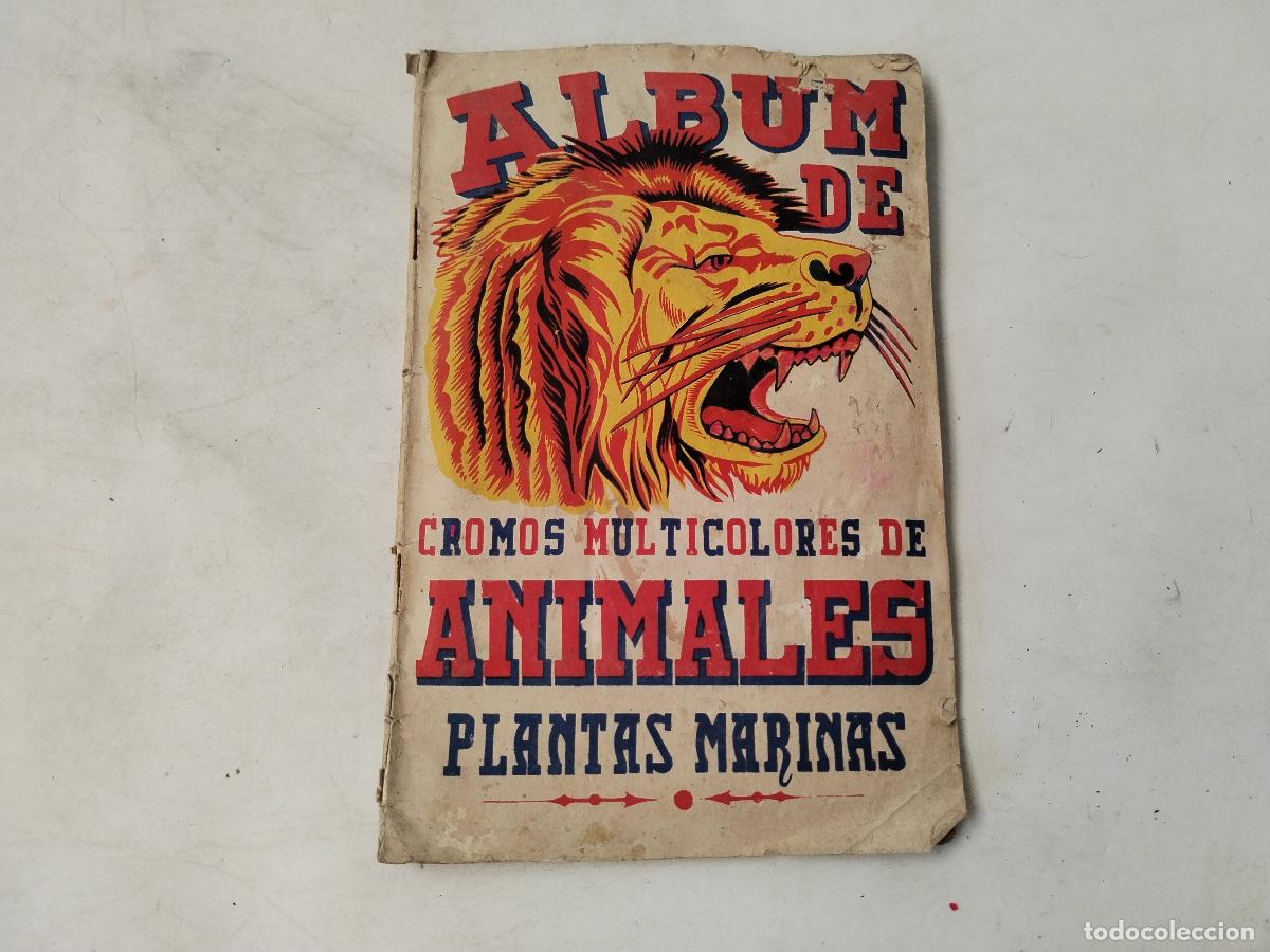 Colecionismo Cadernetas: ALBUM de ANIMALES y PLANTAS MARINAS (1946) - Ed. Fher - cromos multicolores - c134