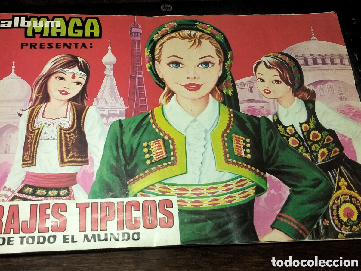 Colecionismo Cadernetas: Album Maga Trajes del mundo
