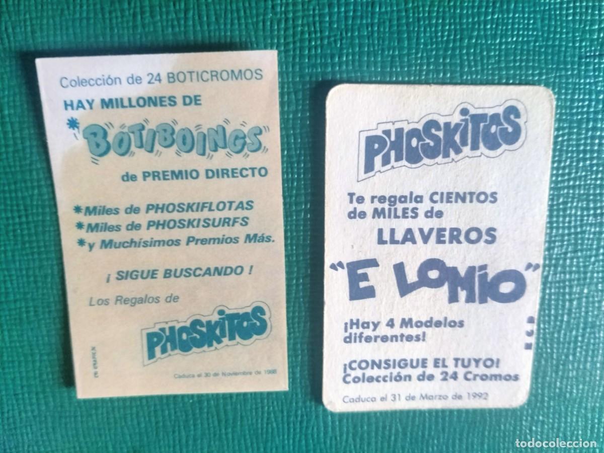 Coleccionismo &aacute;lbumes: cromos de phoskitos 2 cromos - Foto 2