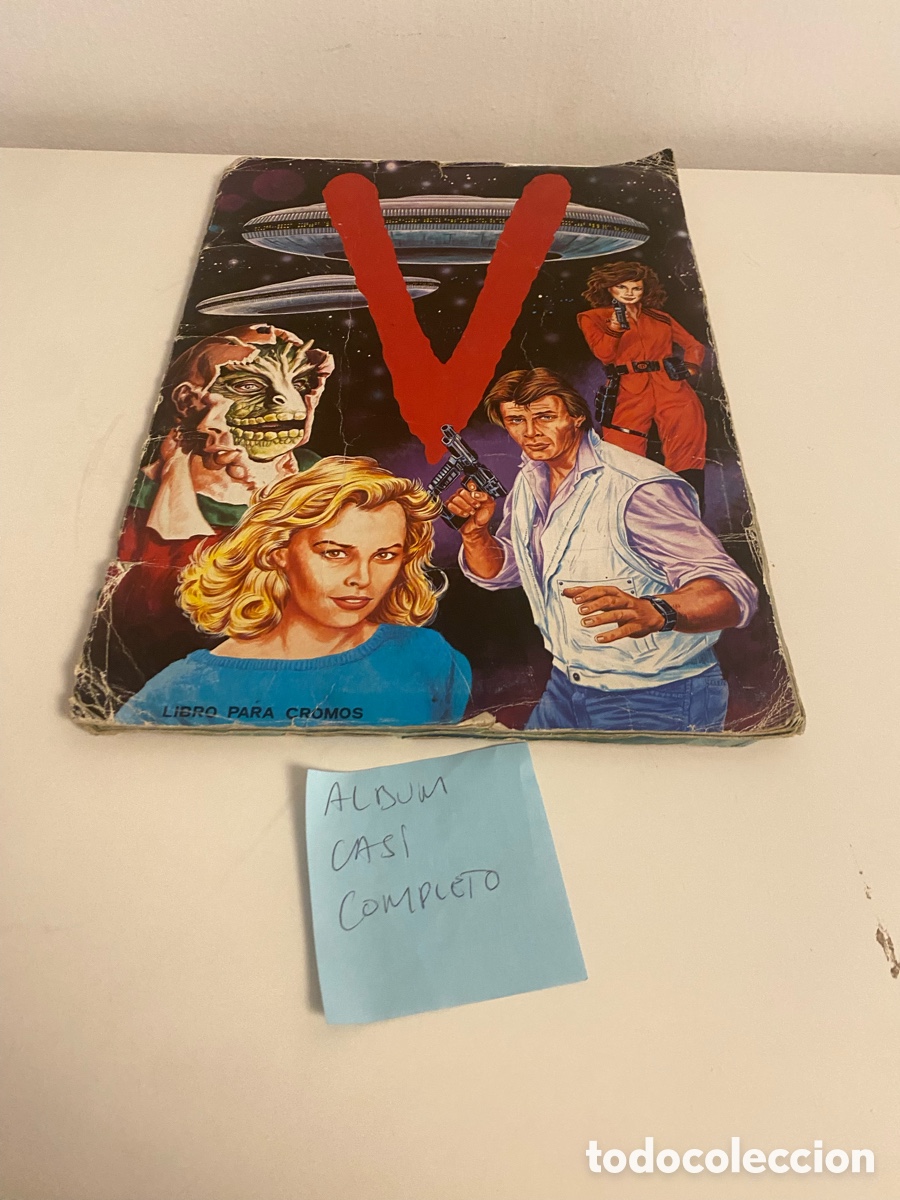 Collezionismo Album: &Aacute;lbum de cromos de la serie de televisi&oacute;n &rdquo;V&rdquo; (60)
