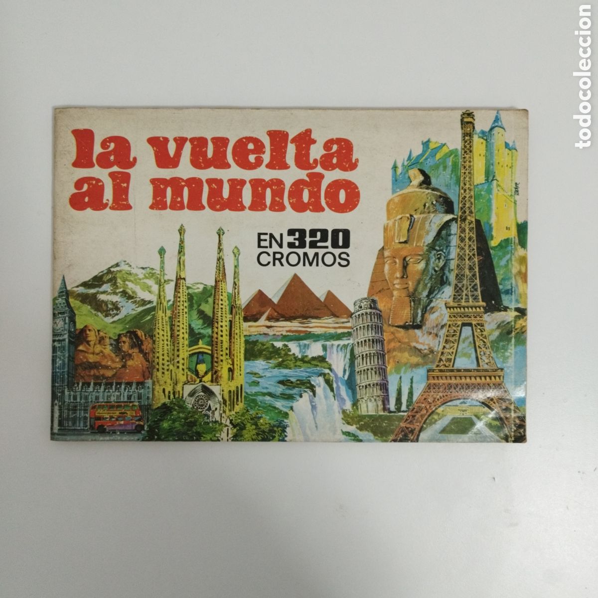 Coleccionismo &aacute;lbumes: ALBUM DE CROMOS / LA VUELTA AL MUNDO EN 320 CROMOS / BRUGERA / INCOMPLETO ( VER FOTOS ) / 1971 /