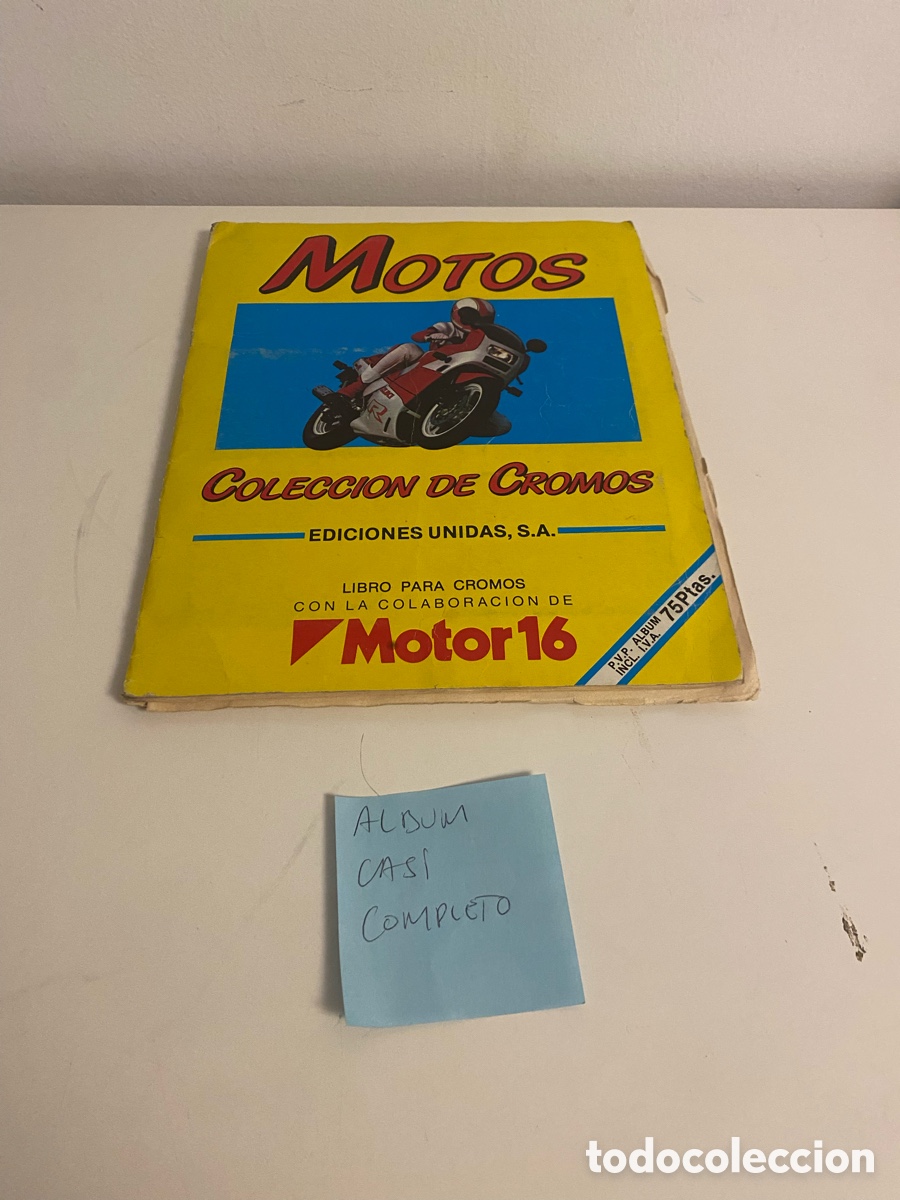 Colecionismo Cadernetas: &Aacute;lbum de cromos Motos antiguo - Motor16 (83)
