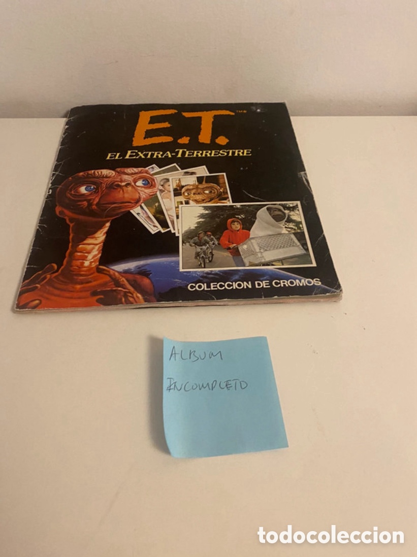 Colecionismo Cadernetas: &Aacute;lbum de cromos ET incompleto. &Aacute;lbum Este (73)