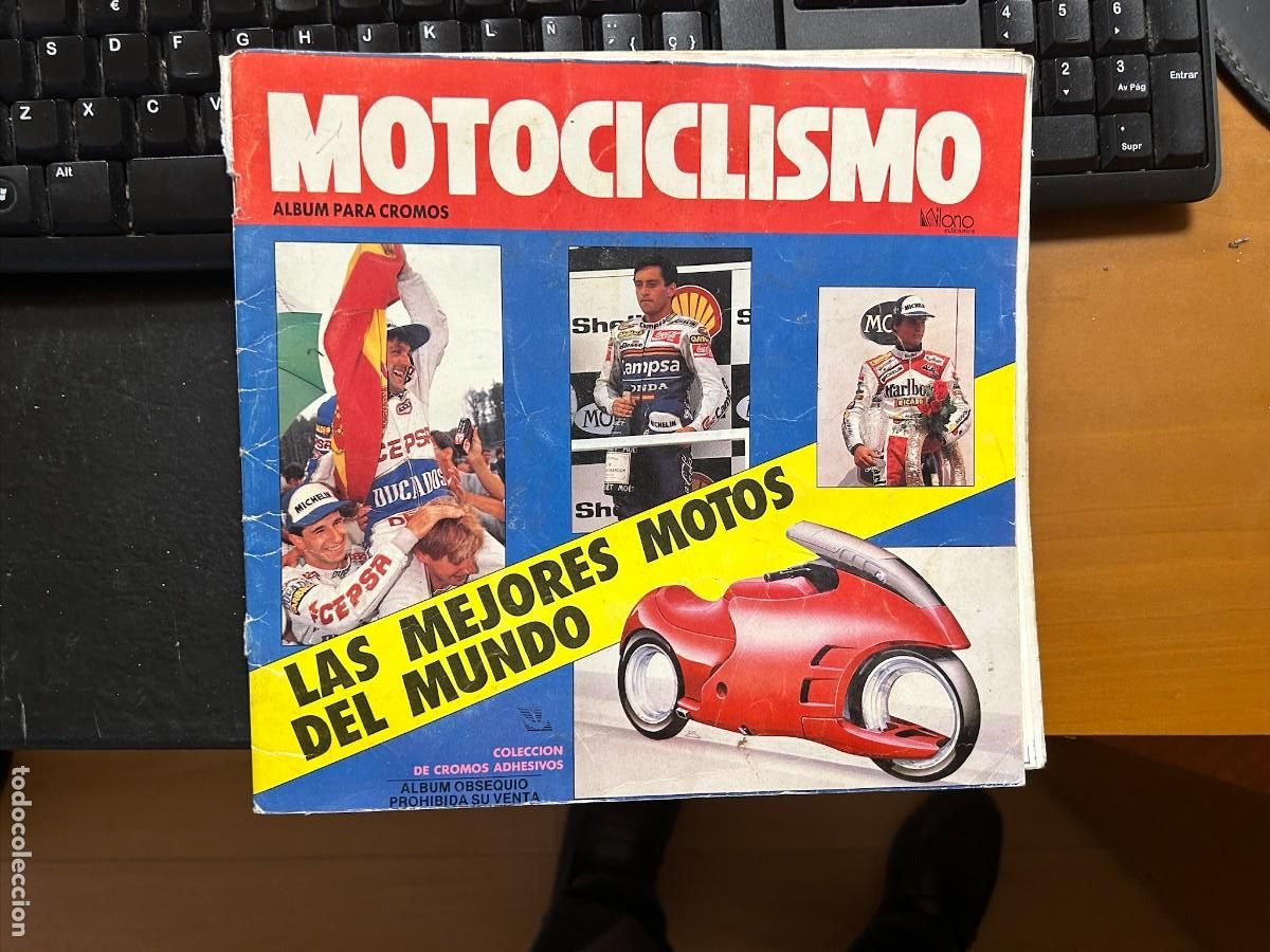 Colecionismo Cadernetas: MOTOCICLIMO MILANO ALBUM BUEN ESTADO CON 138 CROMOS