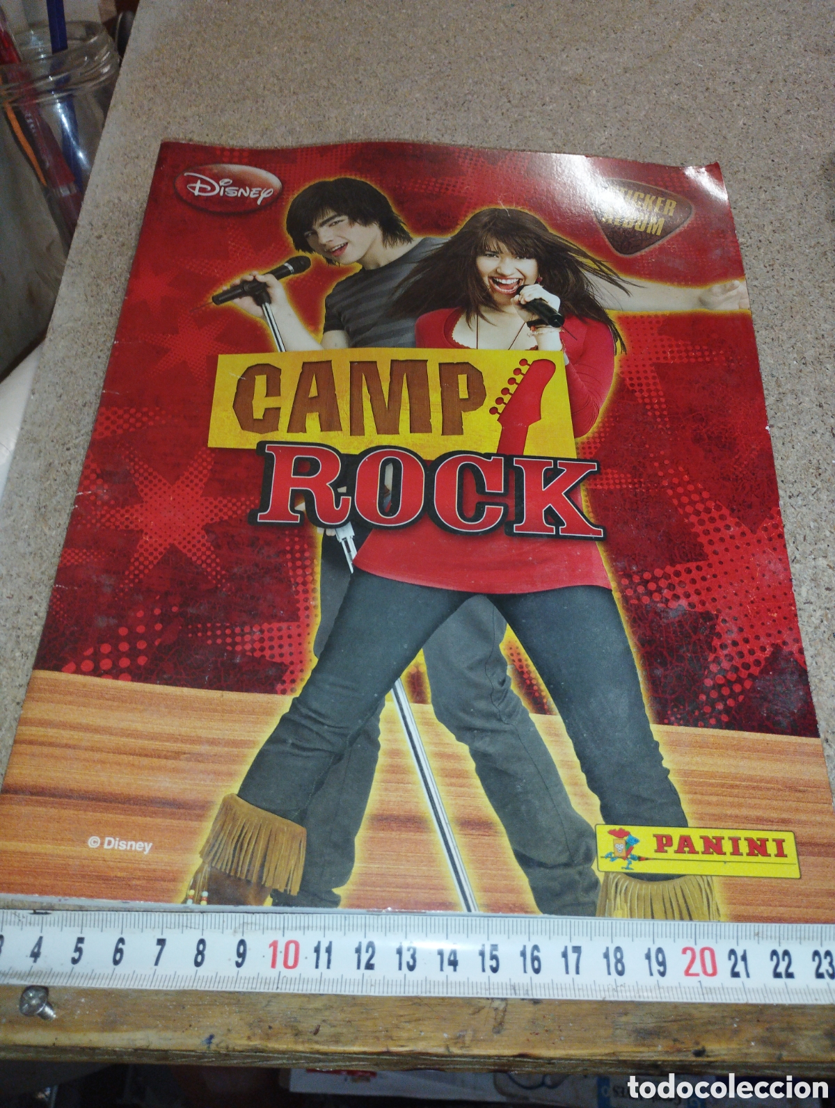 Colecionismo Cadernetas: Album vac&iacute;o de Camp Rock Disney de Panini