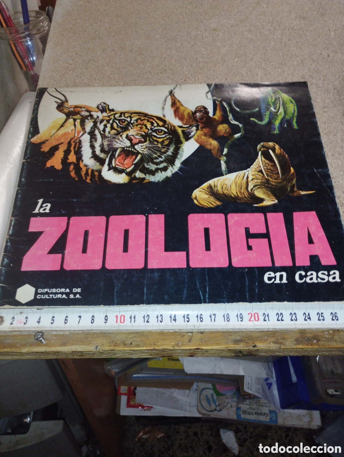 Colecionismo Cadernetas: Album vac&iacute;o de La Zoolog&iacute;a en casa