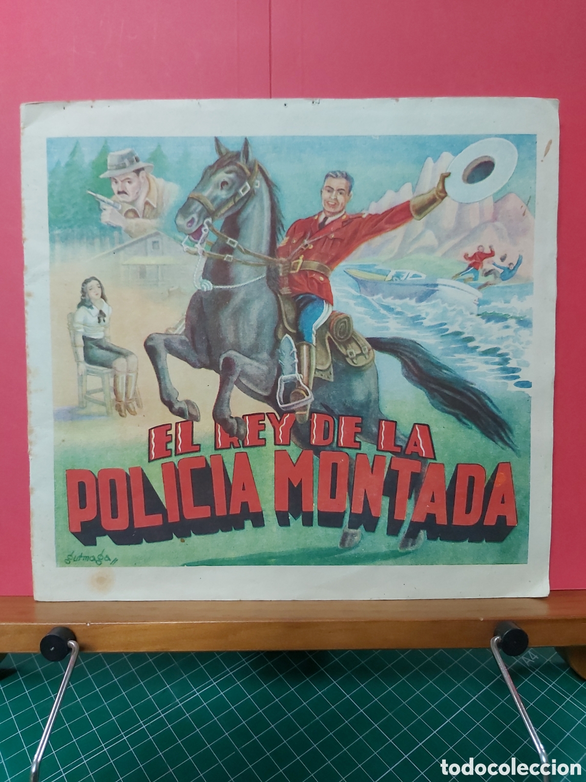 Colecionismo Cadernetas: * ALBUM DE CROMOS * EL REY DE LA POLICIA MONTADA * EDIT. FHER 1946 *