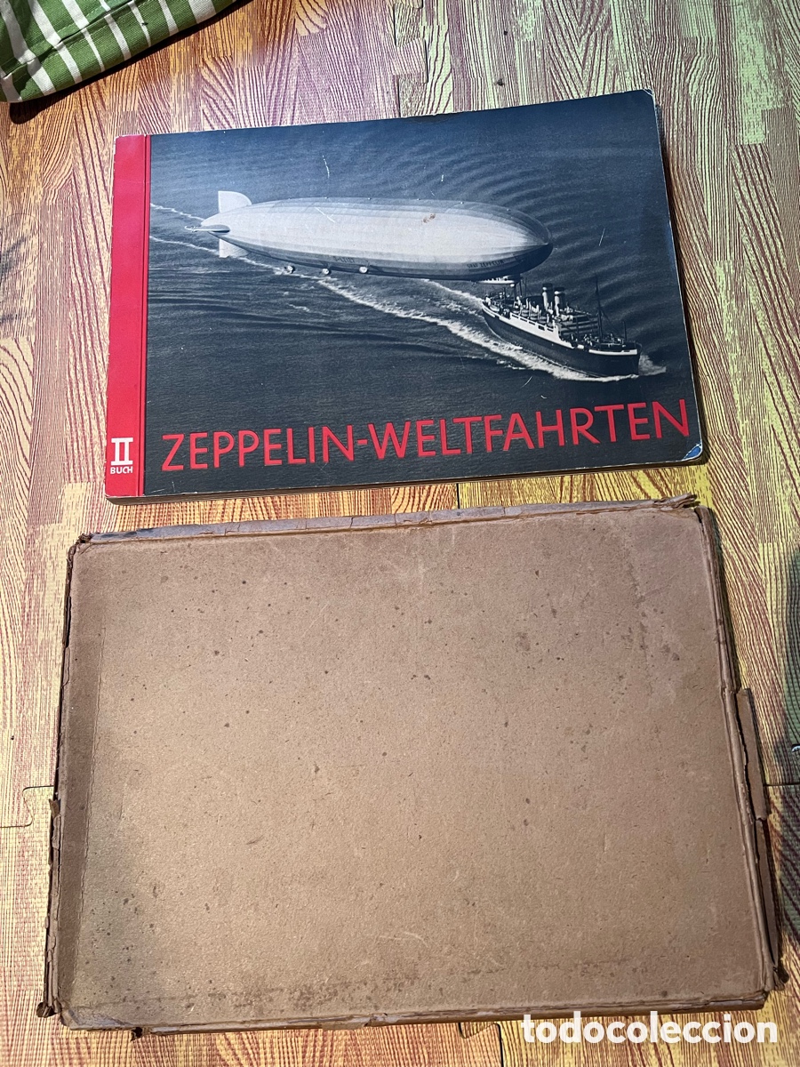 Colecionismo Cadernetas: &Aacute;lbum cromos tabaco 1933 fotos tomadas desde zeppelin Alemania antes de la WW2
