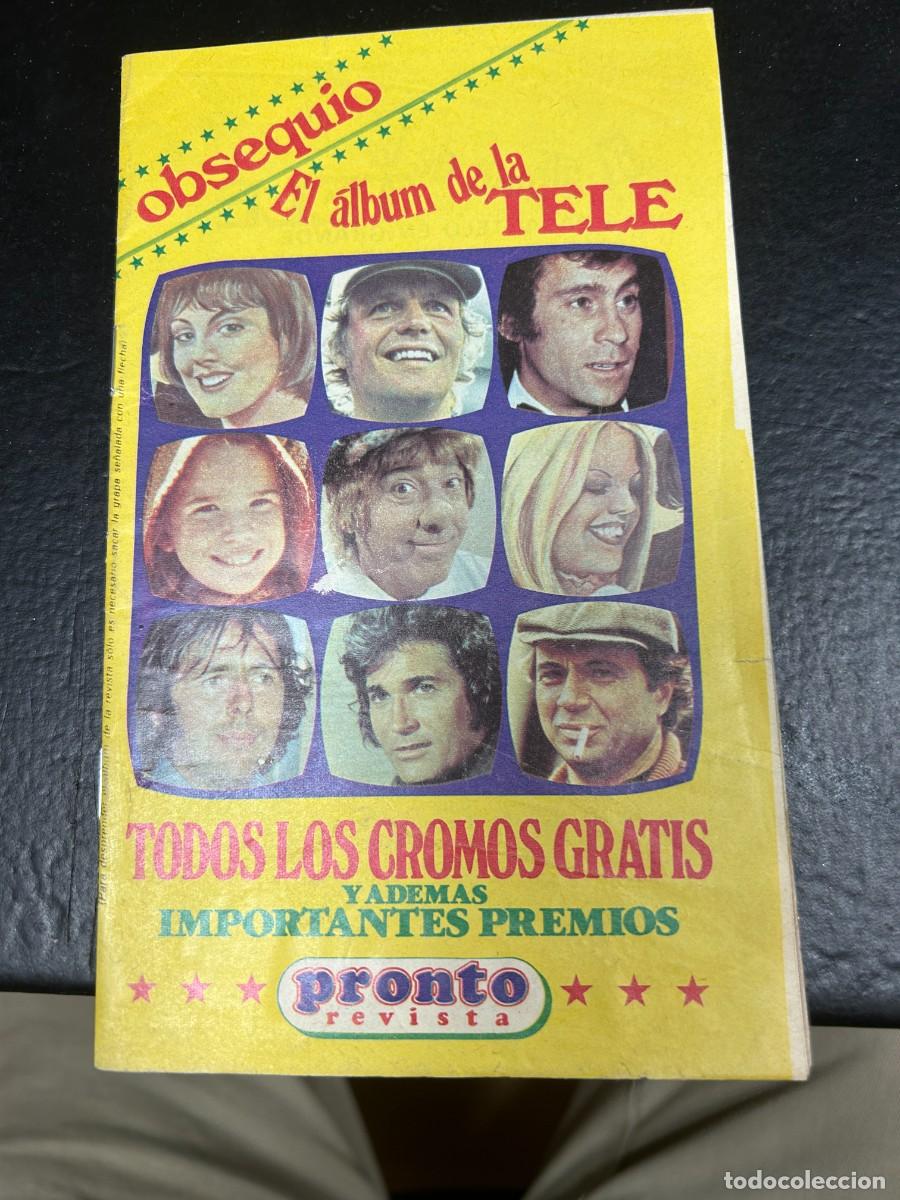 Colecionismo Cadernetas: el album de la tele con 9 cromos buen estado