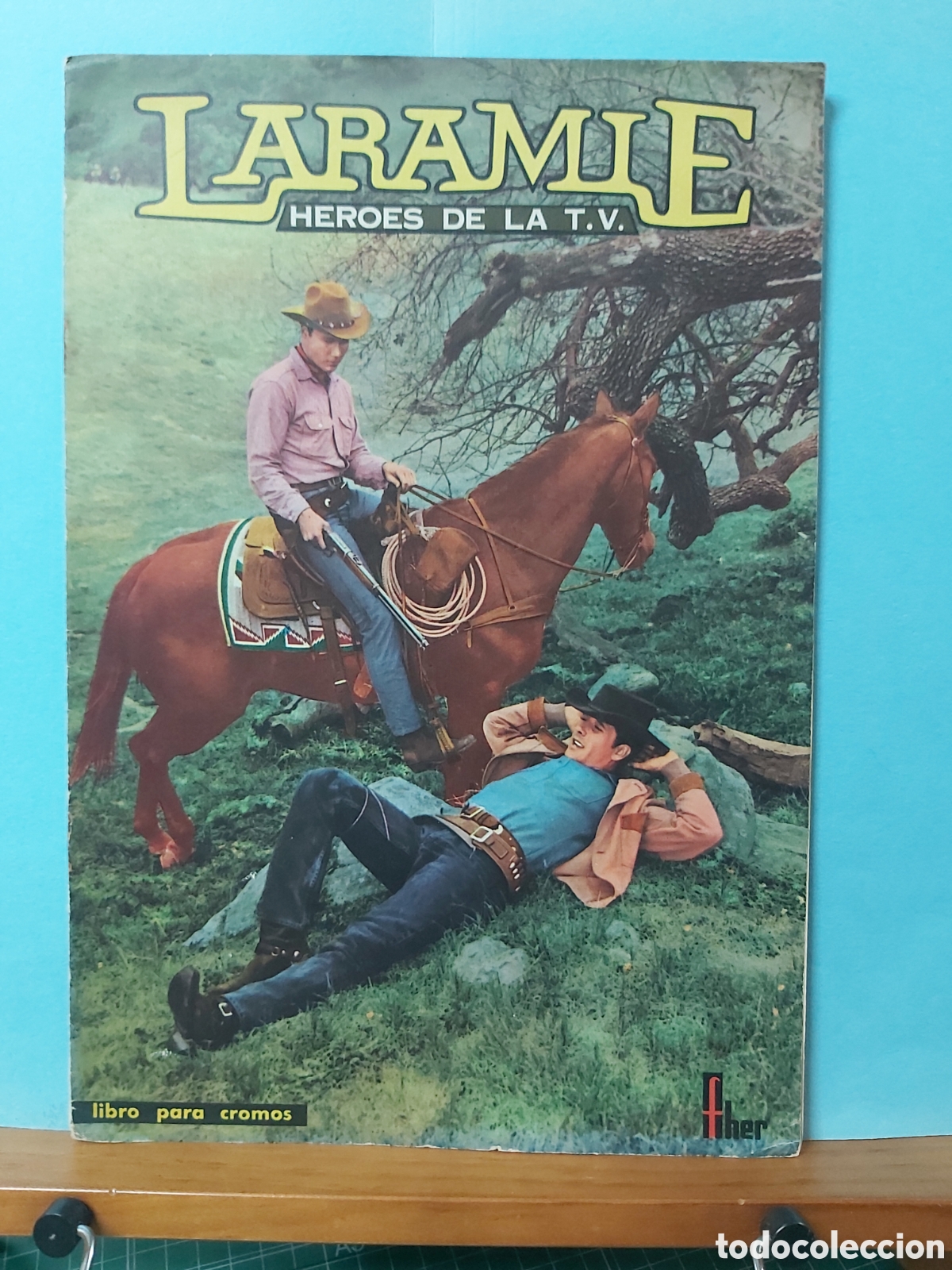 Colecionismo Cadernetas: * ALBUM LARAMIE * HEROES DE LA T.V. * VACIO ORIGINAL COLECCION DE 120 CROMOS * EDIT FHER *