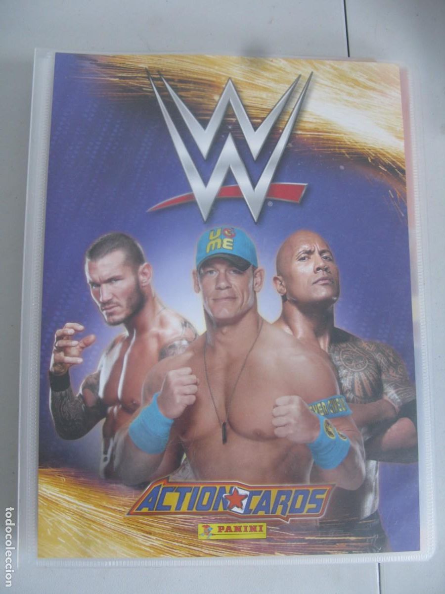 Collectionnisme Albums: &Aacute;LBUM ARCHIVADOR W ACTION CARDS WRESTLER incompleto , hay 90